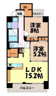 RAXA覚王山【4階】の間取り