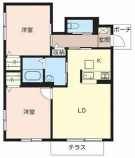 シャーメゾン高町【1階】の間取り