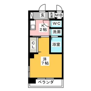 ロリエ マルミ【3階】の間取り