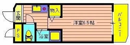 YKハイツ中崎Ⅱ【2階】の間取り