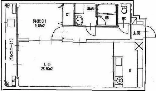 AP-V【1階】の間取り