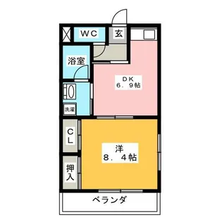 メゾン政喜Ⅳ【2階】の間取り