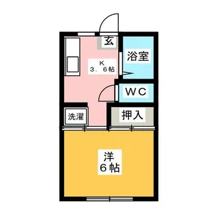 アネックス豊臣 B棟【1階】の間取り