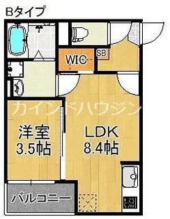 Pratt Lumiere北島【1階】の間取り