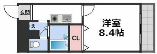 ルミエール 巽【3階】の間取り