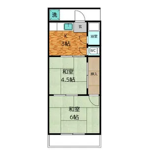 希望荘【2階】の間取り