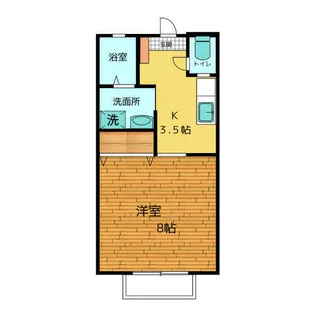イグレック【1階】の間取り