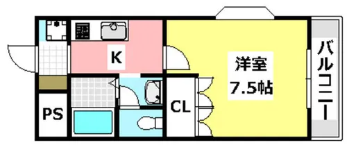 モアクレスト【101号室】の間取り