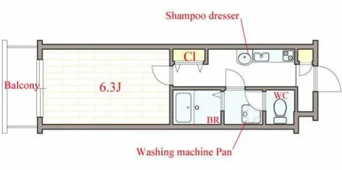 MARION【10階】の間取り