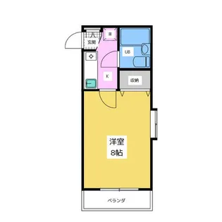 1Kの間取り画像