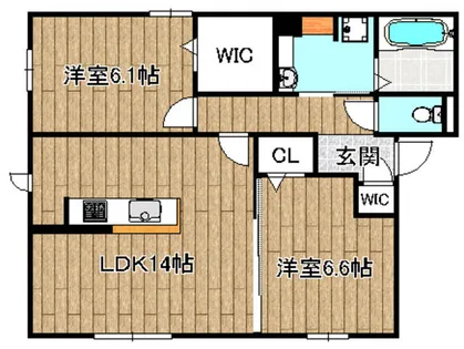 Maison こまくさ【1階】の間取り