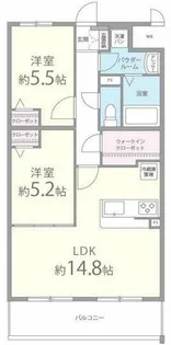 カーサフェリース【3階】の間取り