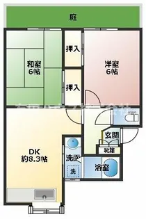 ファミリー四季【102号室】の間取り