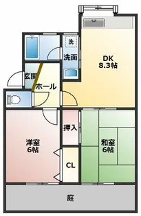 ファミリー四季【102号室】の間取り