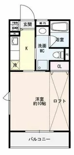 リトルガーデン【2階】の間取り