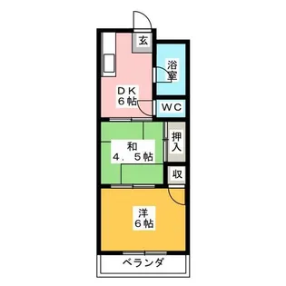 木下ビル【3階】の間取り
