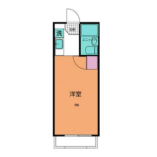 KMハイツ【5階】の間取り