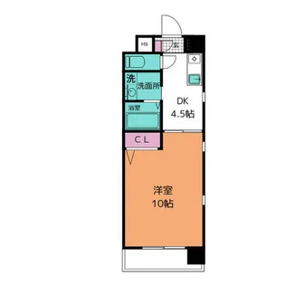 パレスサイド泉【5階】の間取り