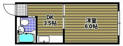ヤングタウン【1階】の間取り