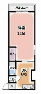 発春八坂ハイツ【4階】の間取り