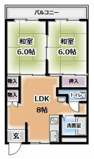 にしまちハイツ【3階】の間取り