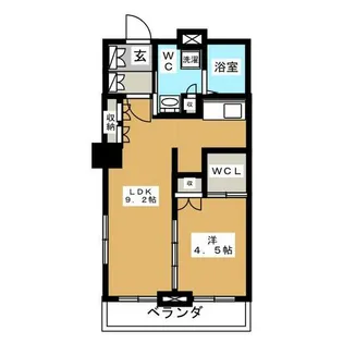 パークアクシス名駅南【5階】の間取り