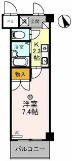 レイクヴュー堅田【5階】の間取り