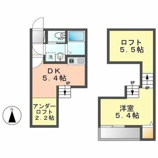 Maison Dolce【202号室】の間取り