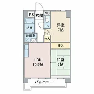 新橘ビル【3階】の間取り
