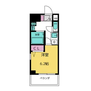K s Garden泉【505号室】の間取り