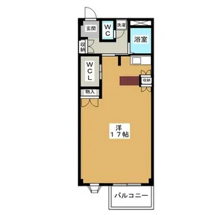 ファーストレジデンス【3階】の間取り