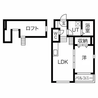愛知県名古屋市瑞穂区河岸1丁目【アパート】の間取り