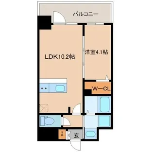 S-RESIDENCE東三国amante【5階】の間取り