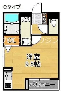 アマポーラ清江【2階】の間取り