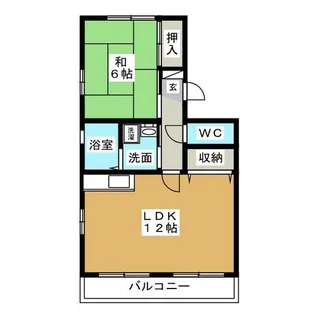 サンフローラ水草【1階】の間取り