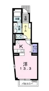 フォルテ月見山【1階】の間取り