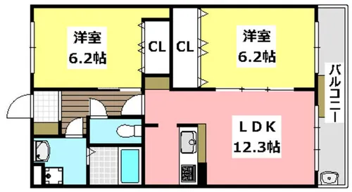 Bravoure(ブラヴール)【3階】の間取り