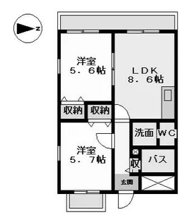 CaminoReal【4階】の間取り