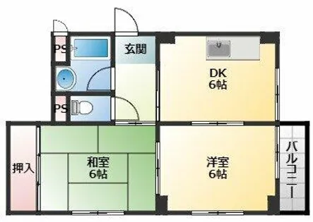 Y’s COURT【1階】の間取り