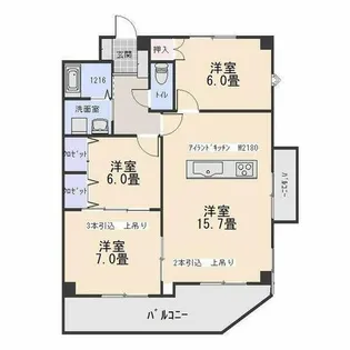 ハイムビーオール【1階】の間取り
