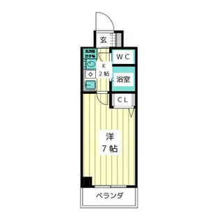 長谷川17番館【2階】の間取り