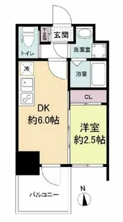 セレニテ天満橋アリア【9階】の間取り