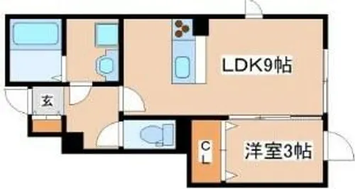 オーシャンコート姫路A棟【1階】の間取り