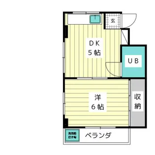 メゾン虹ヶ丘【3階】の間取り