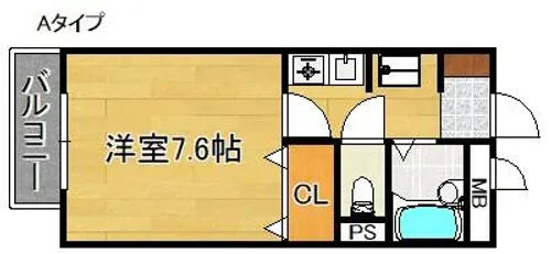 サニーヴィラ【1階】の間取り