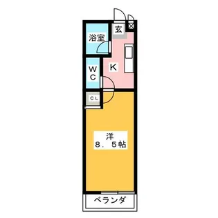 清和コモンズ【1階】の間取り