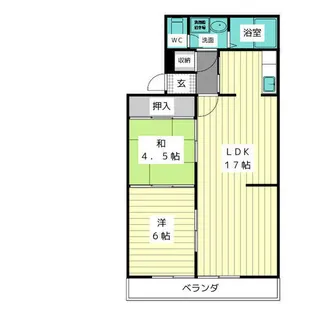 ニューパピリオン加藤【3階】の間取り