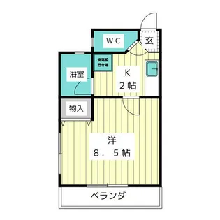 クリーンヒルズ【2階】の間取り