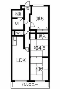 スバル城南【2階】の間取り