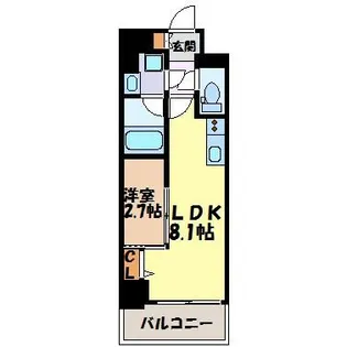 ポルタニグラ大須【5階】の間取り